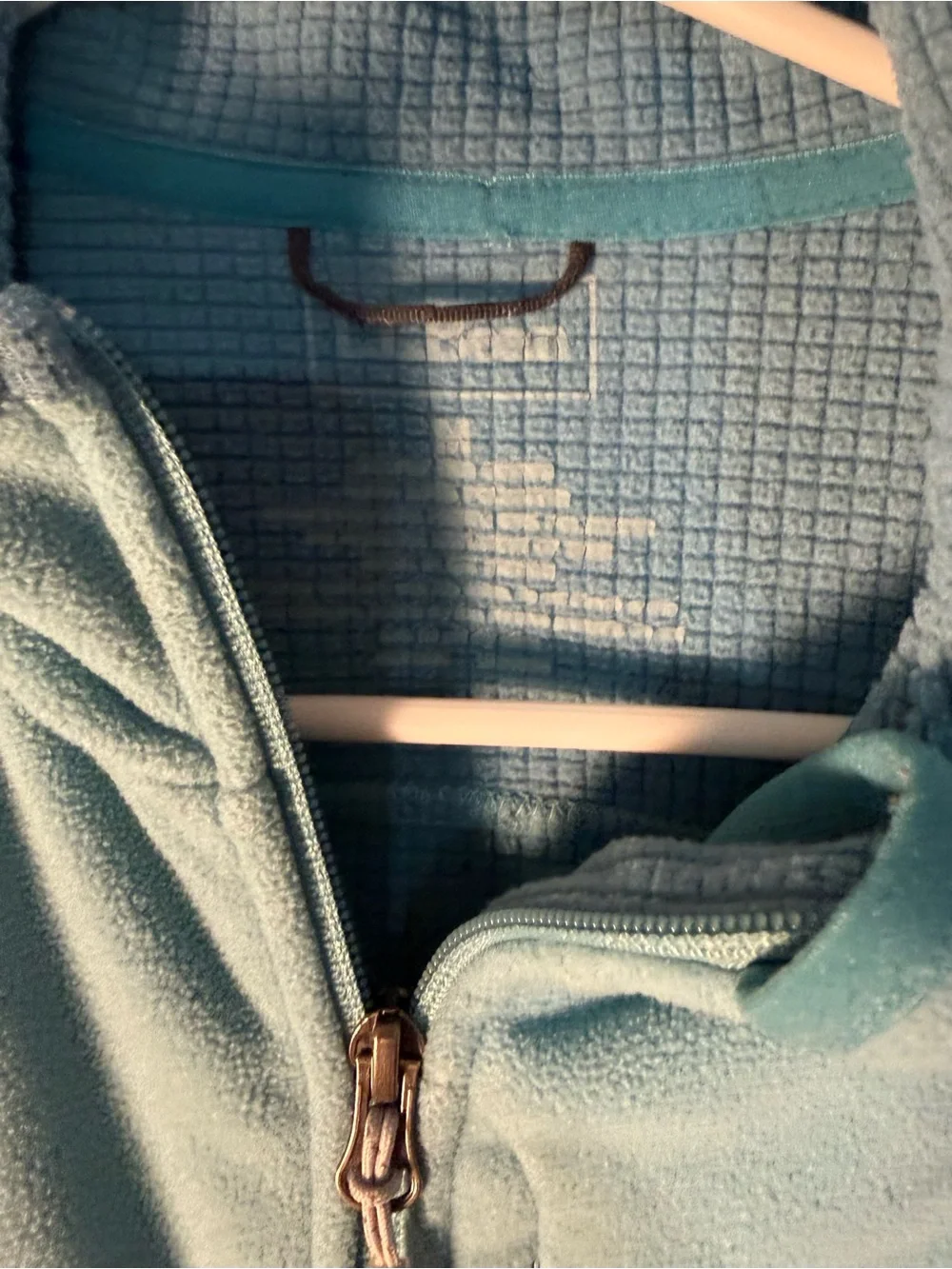 L.L. Bean Light Blue Fleece Vest